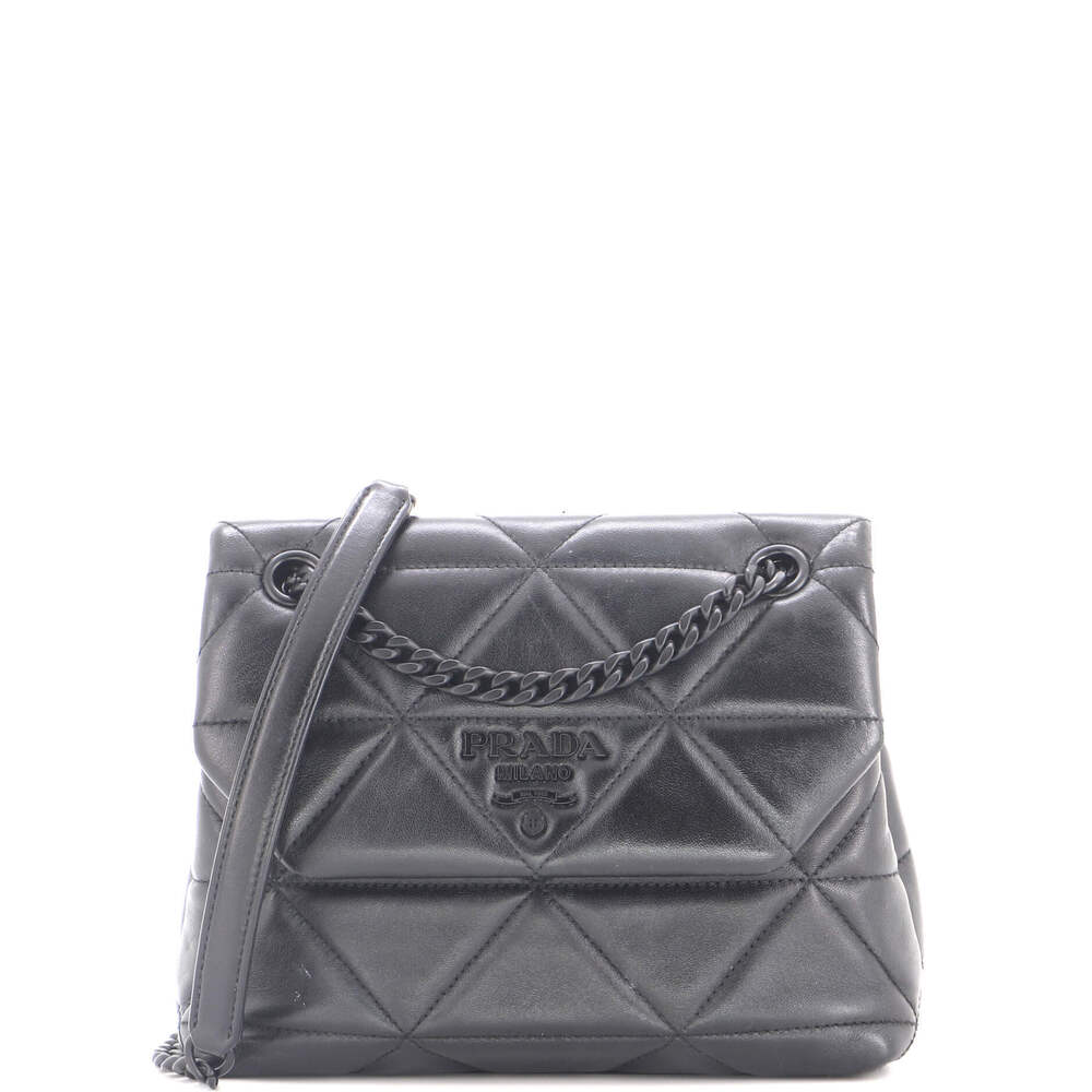 Prada Small Spectrum Flap Bag Quilted Nappa Leather
